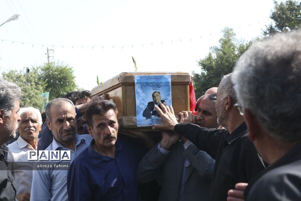 مراسم تشییع پیکر پاک شهید حسن ترکمان