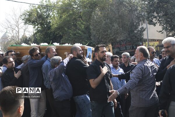 مراسم تشییع پیکر پاک شهید حسن ترکمان