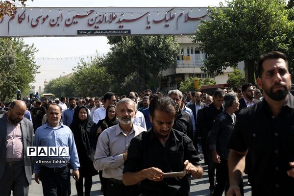 مراسم تشییع پیکر پاک شهید حسن ترکمان