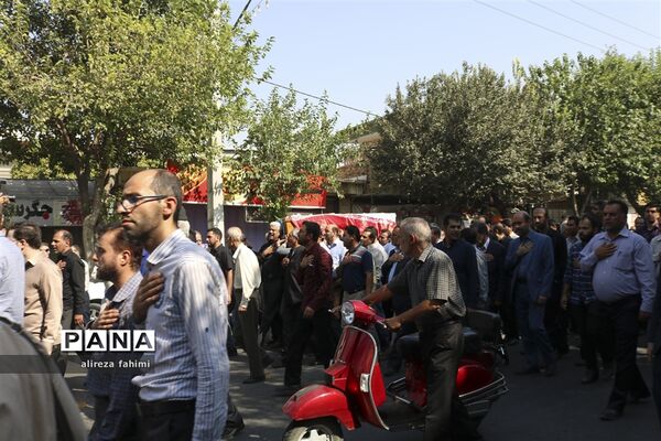 مراسم تشییع پیکر پاک شهید حسن ترکمان