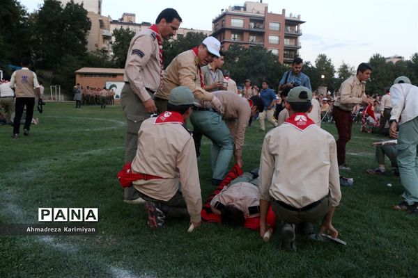 اختتامیه اردوی ملی پیشتازان پسر در اردوگاه شهید باهنر تهران