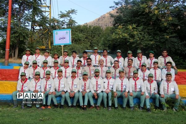 حضور پیشتازان پسر مازندران در کارگاه چوب و‌گره هشتمین اردوی ملی