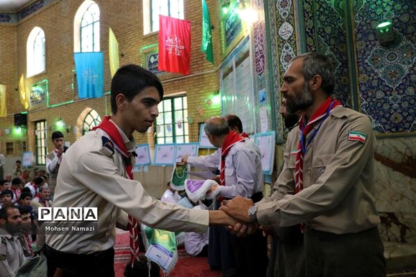 بازدید رئیس سازمان دانش‌آموزی استان آذربایجان شرقی از گروهان پیشتازان