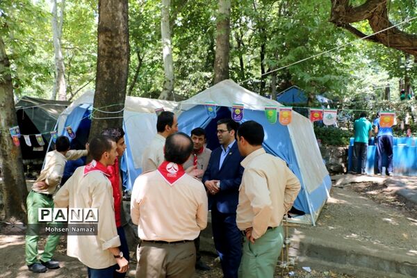 بازدید رئیس سازمان دانش‌آموزی استان آذربایجان شرقی از گروهان پیشتازان