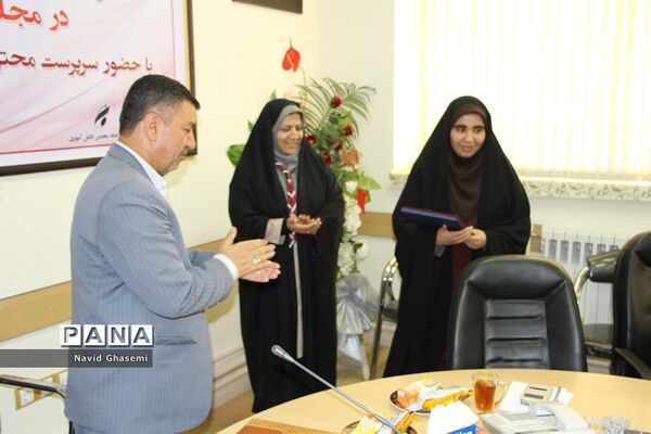 دیدار سرپرست اداره کل آموزش و پرورش خراسان جنوبی با نمایندگان نهمین دوره مجلس دانش آموزی