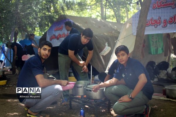 حضور پیشتازان خراسان رضوی در اردوی ملی