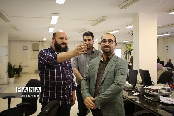 بازدید حجت نظری، عضو شورای شهر تهران از خبرگزاری پانا