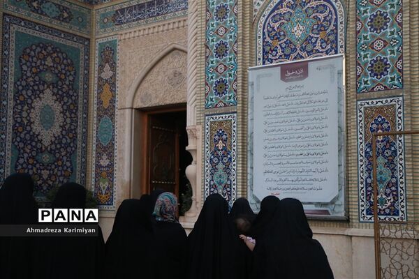 بازدید نمایندگان مجلس دانش آموزی از شاهچراغ و حافظیه