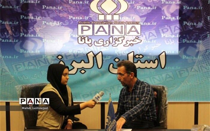 حضور نماینده تام الاختیار میز خدمت اداره کل آموزش و پرورش البرز در  دفتر خبرگزاری  پانا