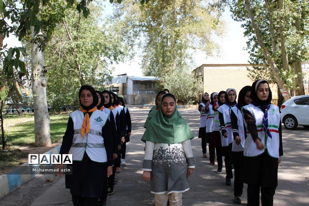 پیش اردوی پیشتازان دختر در کرمانشاه