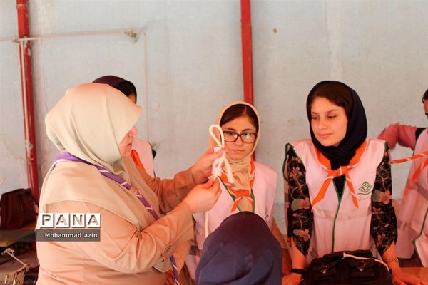 پیش اردوی پیشتازان دختر در کرمانشاه