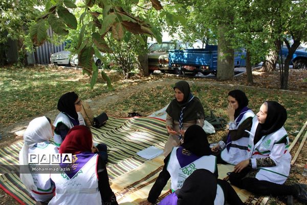 پیش اردوی پیشتازان دختر در کرمانشاه