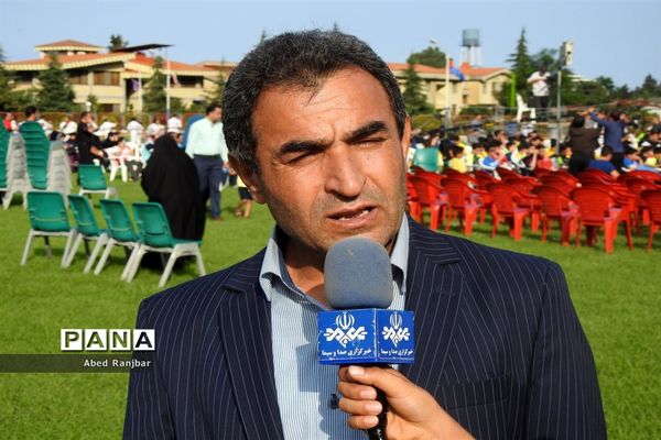 آیین افتتاحیه مسابقات ورزشی دانش‌آموزان پسر سراسر کشور در رامسر