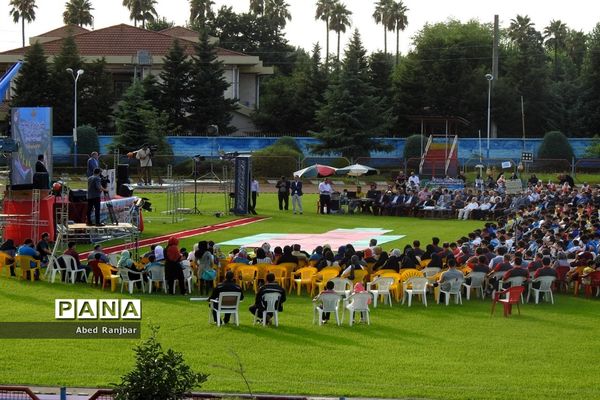 آیین افتتاحیه مسابقات ورزشی دانش‌آموزان پسر سراسر کشور در رامسر