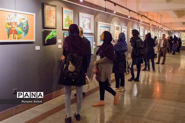 آیین گشایش نمایشگاه هنرهای دستی تجسمی دانش آموزان دختر سراسر کشور