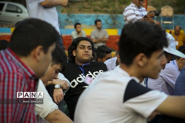 آیین استقبال دانش آموزان پسر شرکت کننده در سی و ششمین جشنواره فرهنگی، هنری سراسر کشور