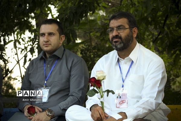 آیین استقبال دانش آموزان پسر شرکت کننده در سی و ششمین جشنواره فرهنگی، هنری سراسر کشور