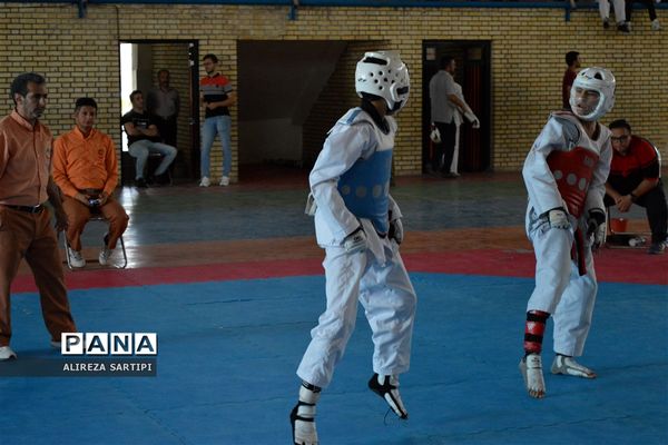 برگزاری مسابقات لیگ برتر تکواندو  خردسالان در شهر قدس