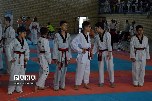 برگزاری مسابقات لیگ برتر تکواندو  خردسالان در شهر قدس