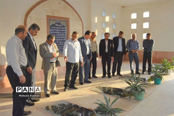 دیدار و تجلیل از آزاده فرهنگی سید جواد حسینی مقدم روستای سربست منطقه سعدآباد