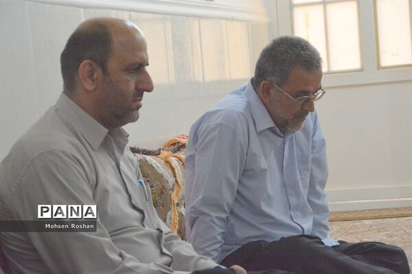 دیدار و تجلیل از آزاده فرهنگی سید جواد حسینی مقدم روستای سربست منطقه سعدآباد