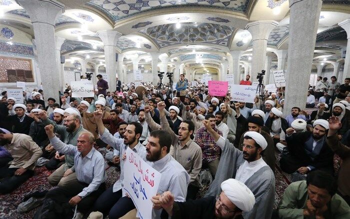 نامه فرمانده سپاه قم به آیت‌الله مکارم‌شیرازی: انتشار عکس‌ها در جهت سپاه‌هراسی است