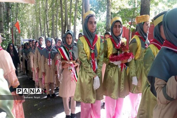 حضور پیشتازان دختر آذربایجان غربی در هشتمین دوره اردوی ملی