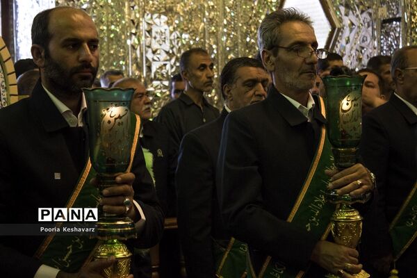 مراسم غبار روبی حرم مطهر حضرت سیدعلاالدین حسین(ع)