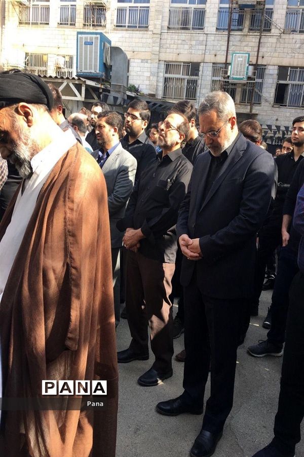 مراسم تشییع استاد خوشنویسان، پیشکسوت تعلیم و تربیت