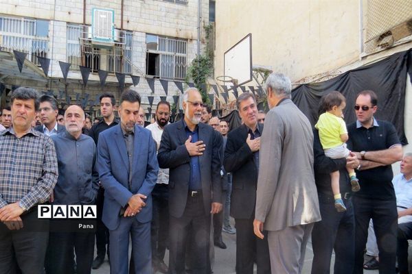 مراسم تشییع استاد خوشنویسان، پیشکسوت تعلیم و تربیت