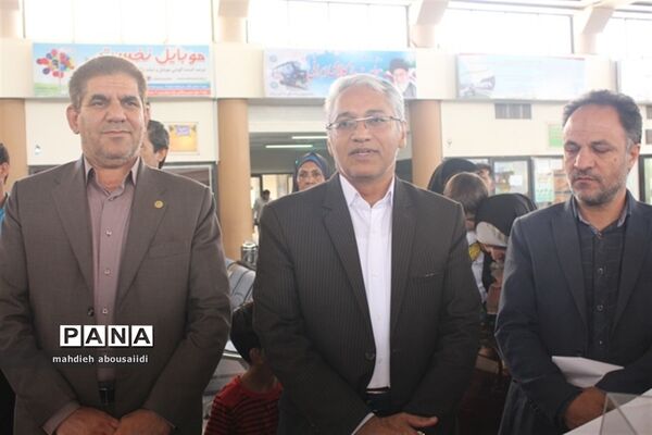 استقبال از پیشتازان دختر شرکت کننده در اردوی ملی