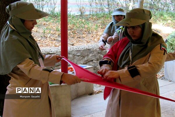 حضور پیشتازان دختر خوزستان در اردوی ملی تهران