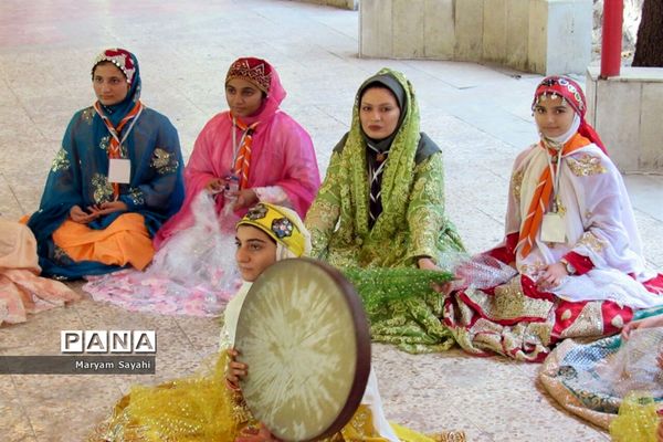 حضور پیشتازان دختر خوزستان در اردوی ملی تهران