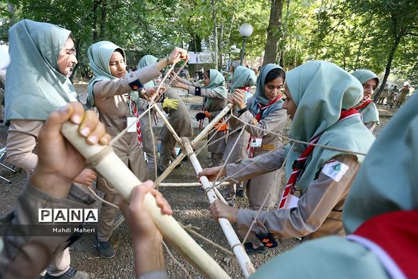 دومین روز از هشتمین اردوی ملی پیشتازان دختر