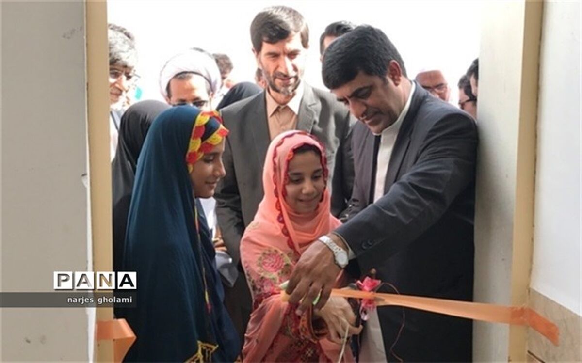 افتتاح دبستان۲ کلاسه خیرساز فرهنگیان نیکشهردر جنوب سیستان و بلوچستان