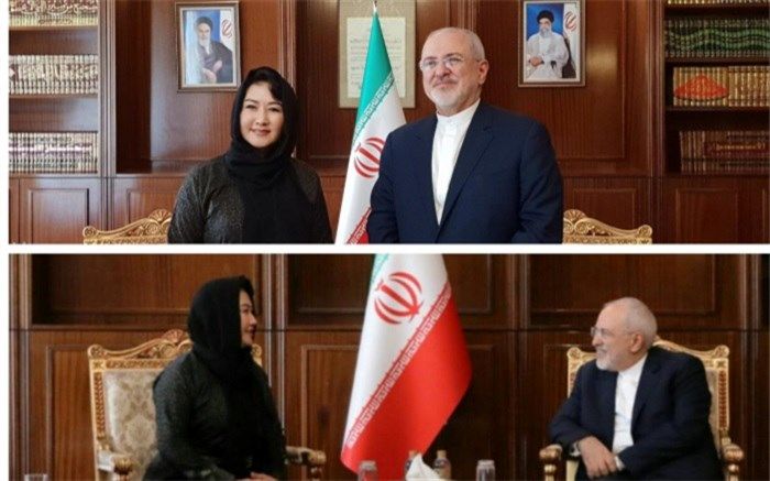 دیدار ظریف با معاون وزیر امور خارجه مغولستان