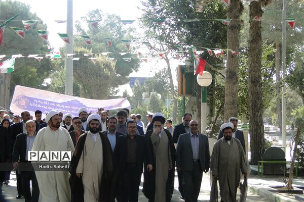 مراسم خوش آمدگویی به امام جمعه جدید شهرستان قدس