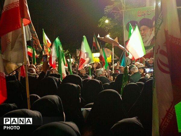 اجتماع مردم خلیل آباد در شب چهل و یکم از شهادت رهبر معظم انقلاب اسلامی