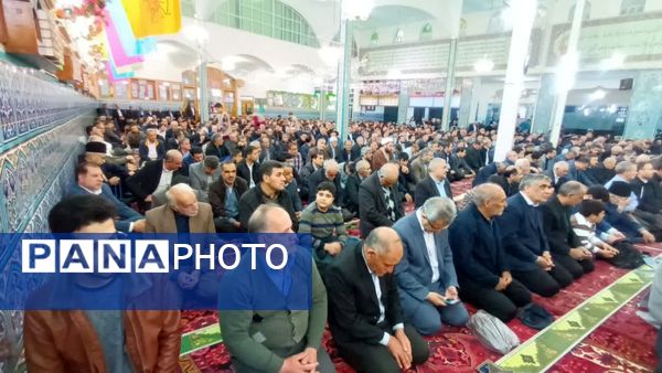 نماز توحیدی مردم اهر در عید سعید فطر