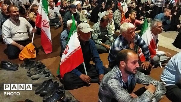 شکوه دلدادگی؛ موج جمعیت در اجتماع ۱۷۲ نیشابور
