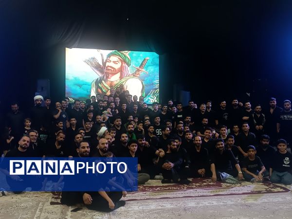 مراسم شب عاشورا در هیئت محبان ابوالفضل نیشابور 