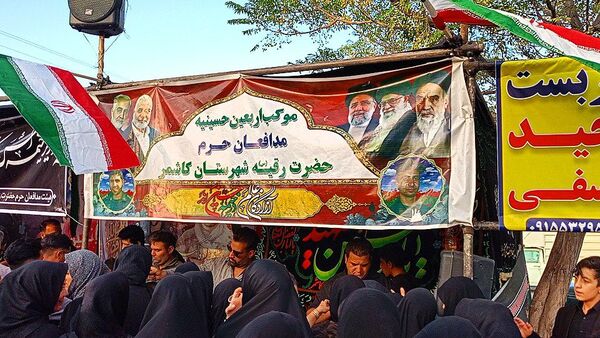 پذیرایی جانانه موکب های کاشمر از عزاداران حسینی