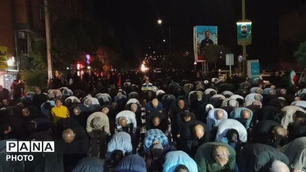 هم‌دردی مردم کرج با مردم جنوب ایران  در صدو سی ونهمین شب از اجتماعات