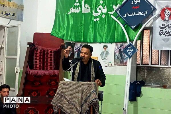حضور پرشور فرهنگیان و دانش‌آموزان مانه در آیین جاماندگان وداع با امام شهید