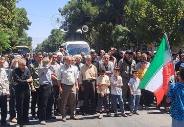 دومین راهپیمایی جمعه خشم در نیشابور 
