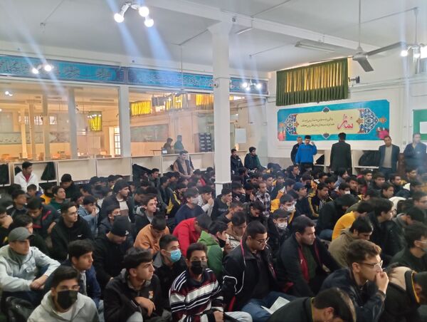 استقبال از شهید گمنام  در دبیرستان شاهد امام ابوذرغفاری 