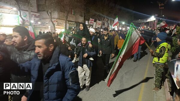 هفتمین شب از عزاداری مردم شهیدپرور آشخانه برای رهبر شهید انقلاب