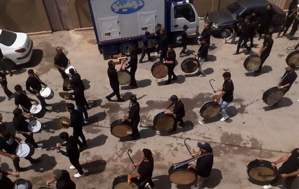عاشورای حسینی در روستای بزنجرد 