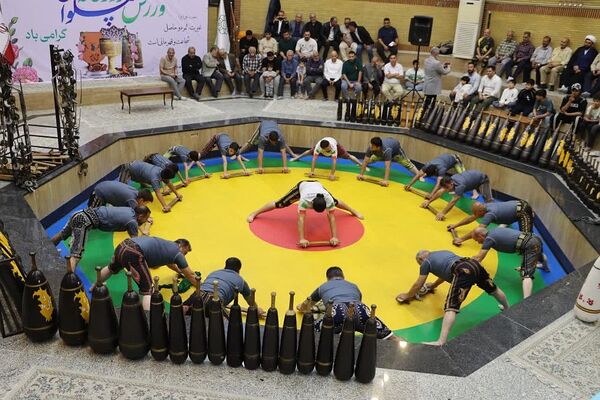 آئین گرامیداشت روز ورزش پهلوانی و زورخانه ای در زورخانه باب الحوائج کهریزک