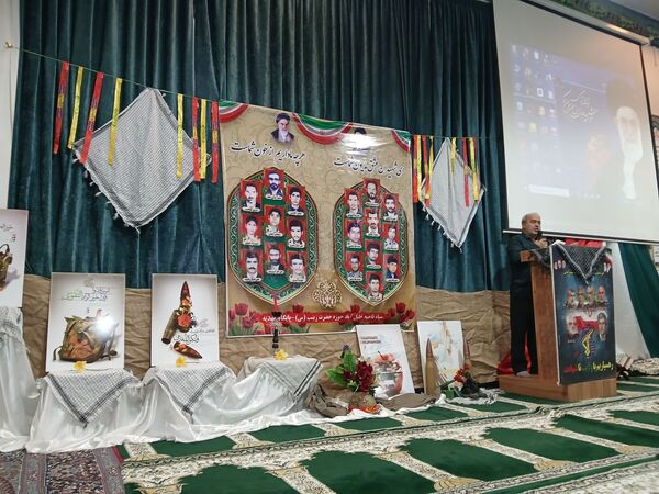 یادواره شهدای شهرستان خلیل‌آباد در مسجد نبی 